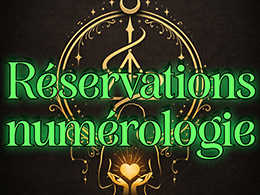 Réservations numérologie